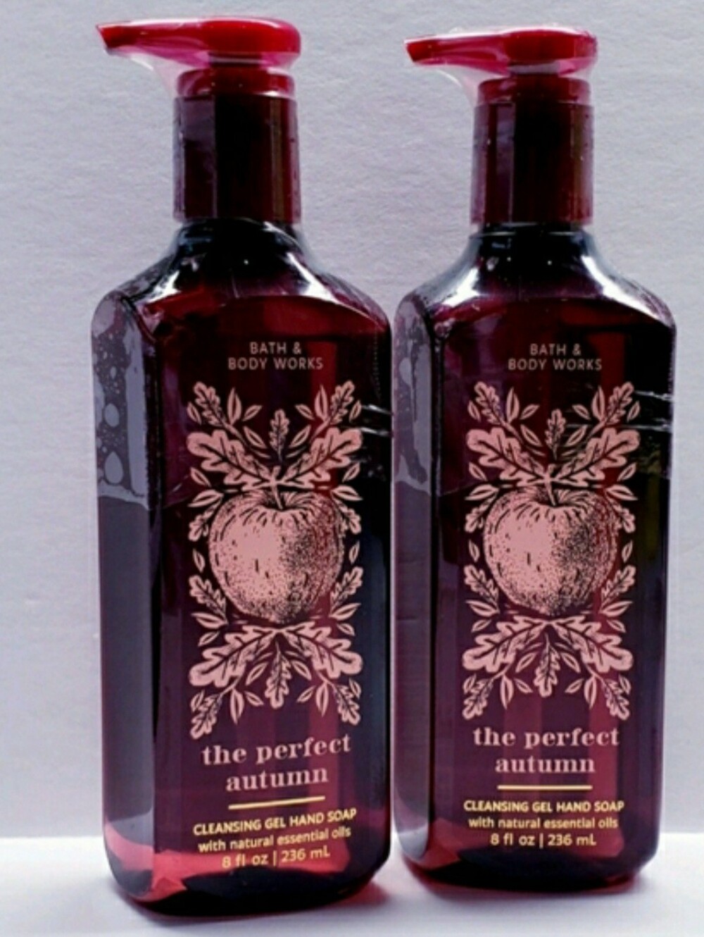Bath & Body Works THE PERFECT AUTUMN Gentle Gel Hand Soap, 8 oz (2 pcs)